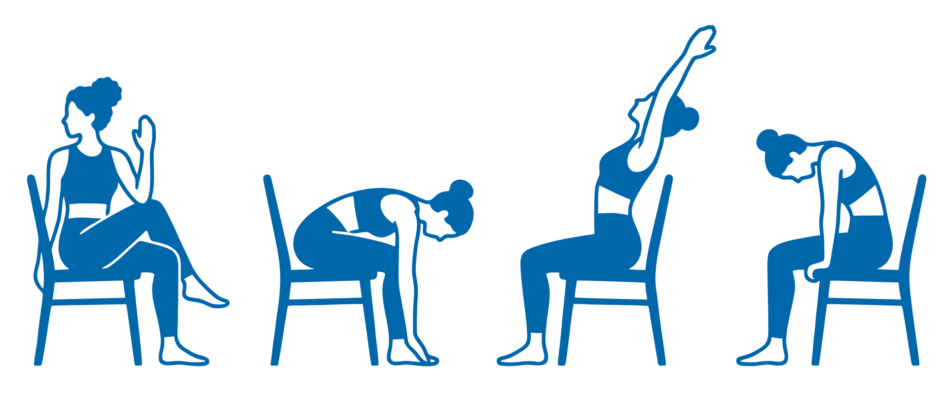 chair yoga positions